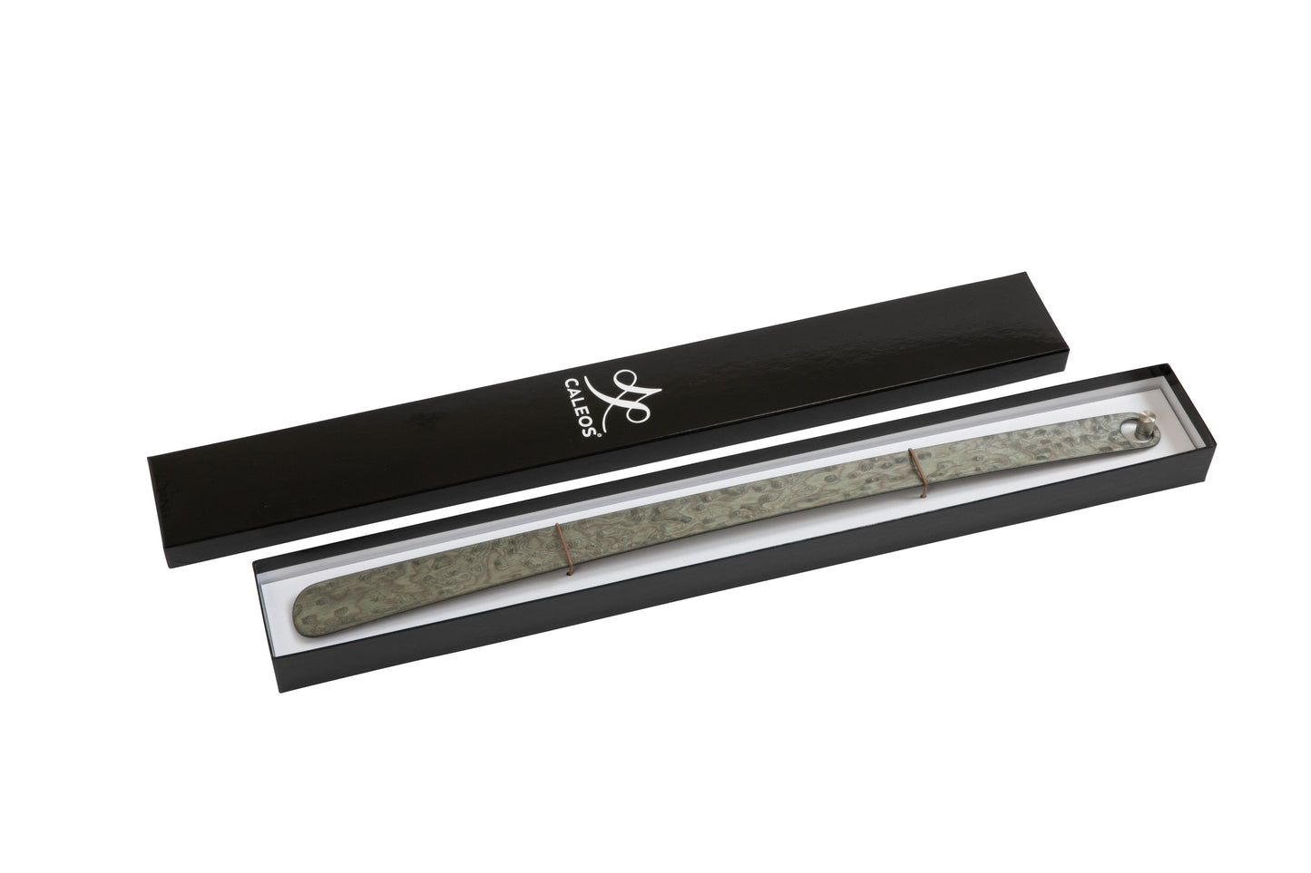 Holzschuhlöffel CALEOS Erable grey Hochglanz lackiert