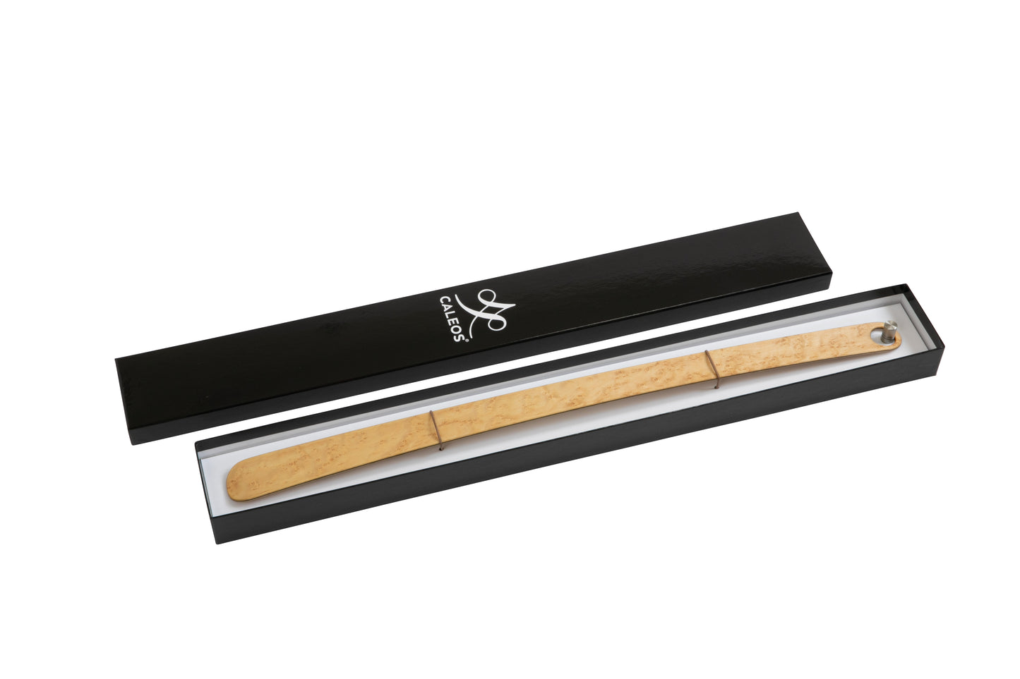 Holzschuhlöffel CALEOS Vogelaugenahorn geölt