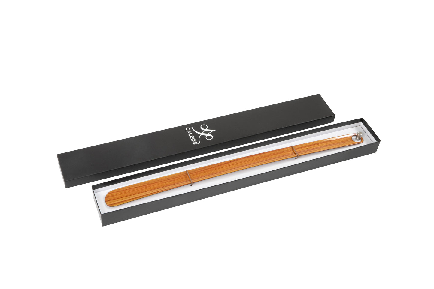 Holzschuhlöffel CALEOS Rosenholz Hochglanz lackiert